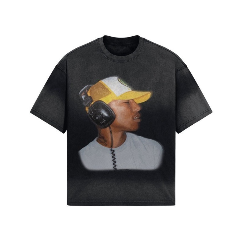 Pharrell Unisex Black Shirt
